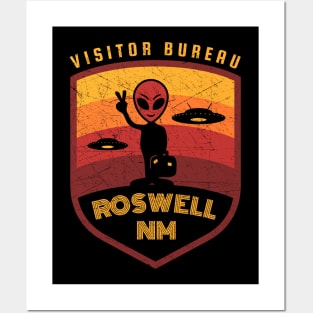 Roswell Visitor Bureau Posters and Art